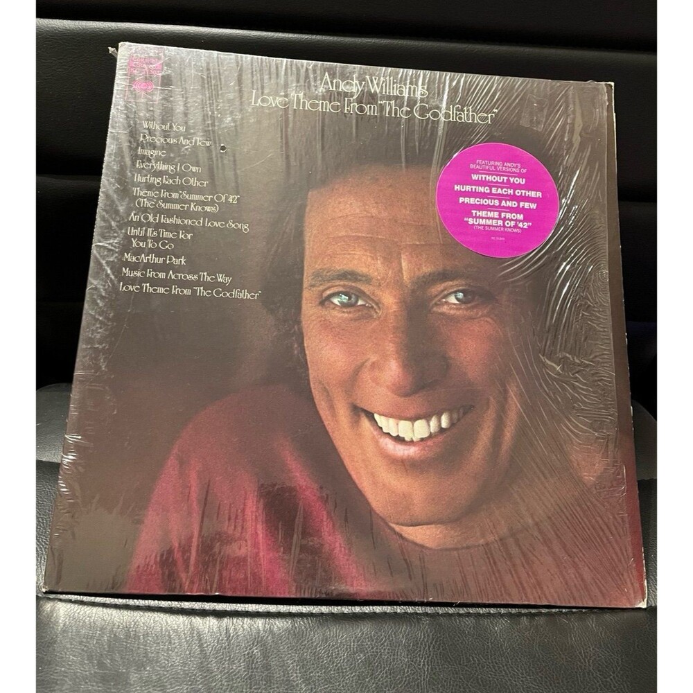 Vintage vinyl record by Andy Williams “GODFATHER LOVE THEME” RARE